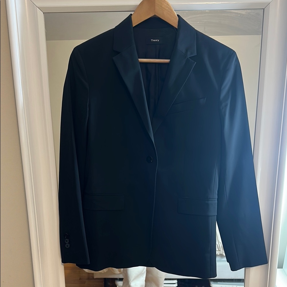 Theory Black Women's Blazer